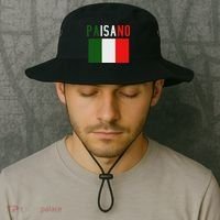 Paisano Italian Slang, Funny Italian Sayings Gift Bucket Hat thumb 2