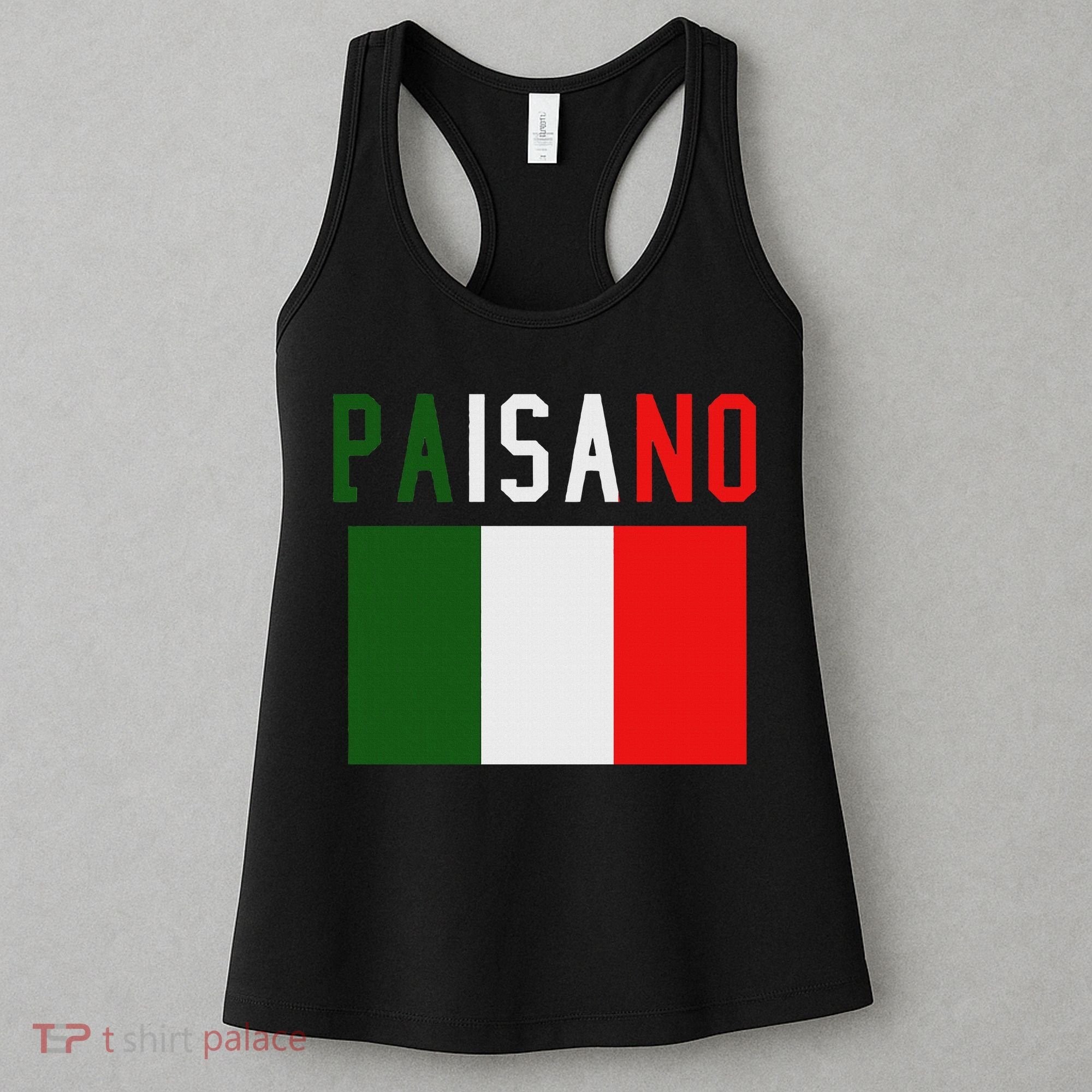 Paisano Italian Slang, Funny Italian Sayings Gift Women's Tank Top