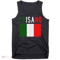 Paisano Italian Slang, Funny Italian Sayings Gift Tank Top thumb 0