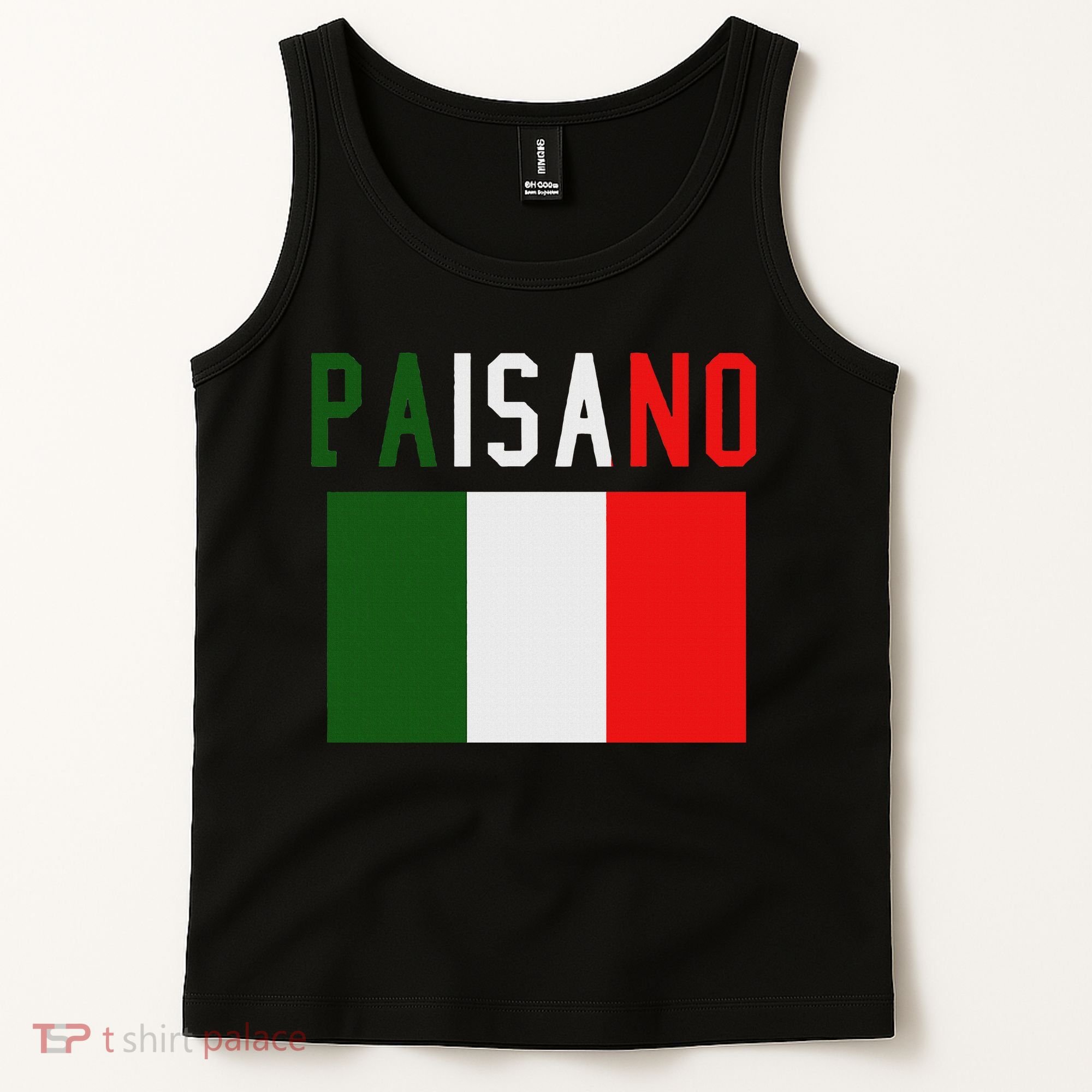 Paisano Italian Slang, Funny Italian Sayings Gift Tank Top