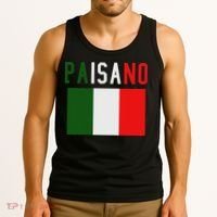 Paisano Italian Slang, Funny Italian Sayings Gift Tank Top thumb 3
