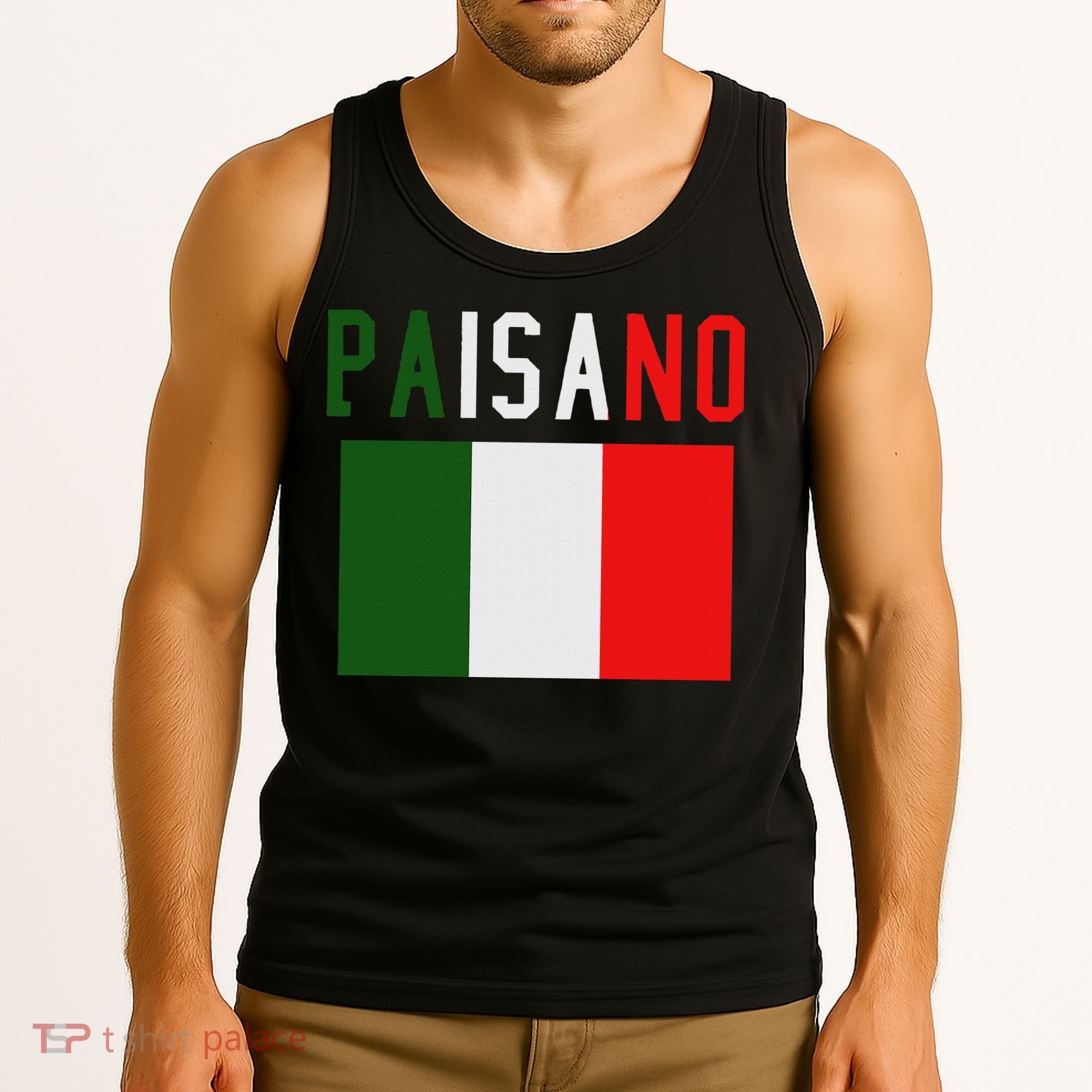 Paisano Italian Slang, Funny Italian Sayings Gift Tank Top