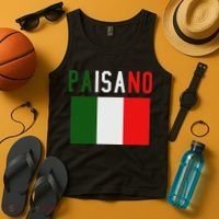 Paisano Italian Slang, Funny Italian Sayings Gift Tank Top thumb 4