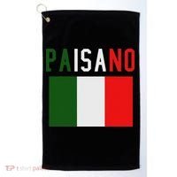 Paisano Italian Slang, Funny Italian Sayings Gift Golf Towel thumb 0