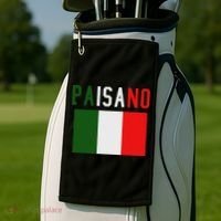 Paisano Italian Slang, Funny Italian Sayings Gift Golf Towel thumb 2