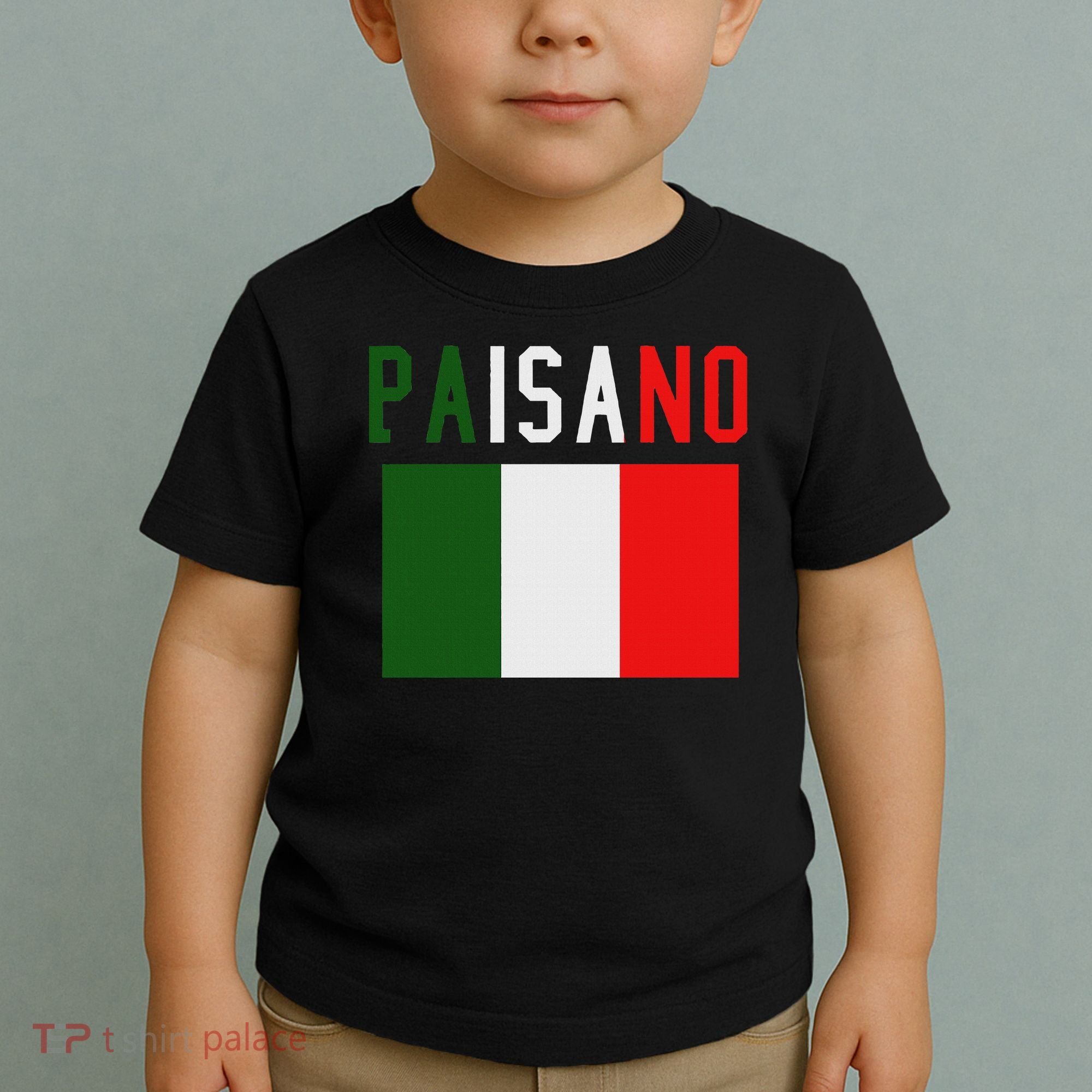 Paisano Italian Slang, Funny Italian Sayings Gift Toddler T-Shirt