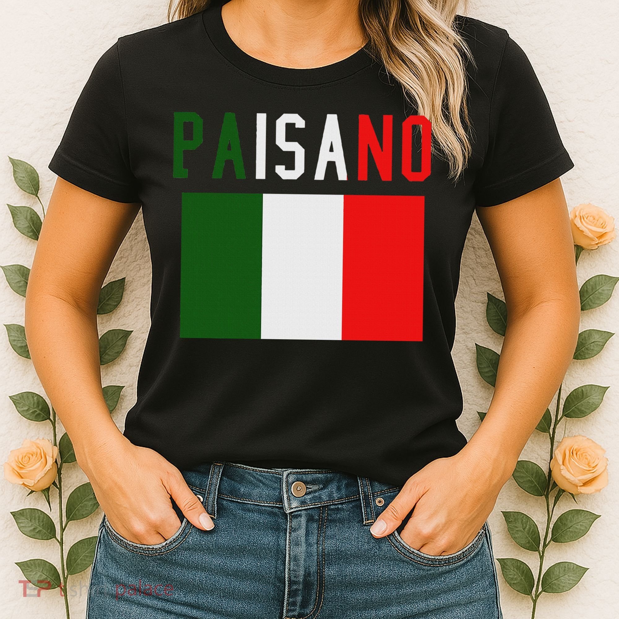 Paisano Italian Slang, Funny Italian Sayings Gift Women's T-Shirt