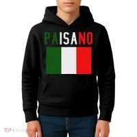 Paisano Italian Slang, Funny Italian Sayings Gift Kids Hoodie thumb 4