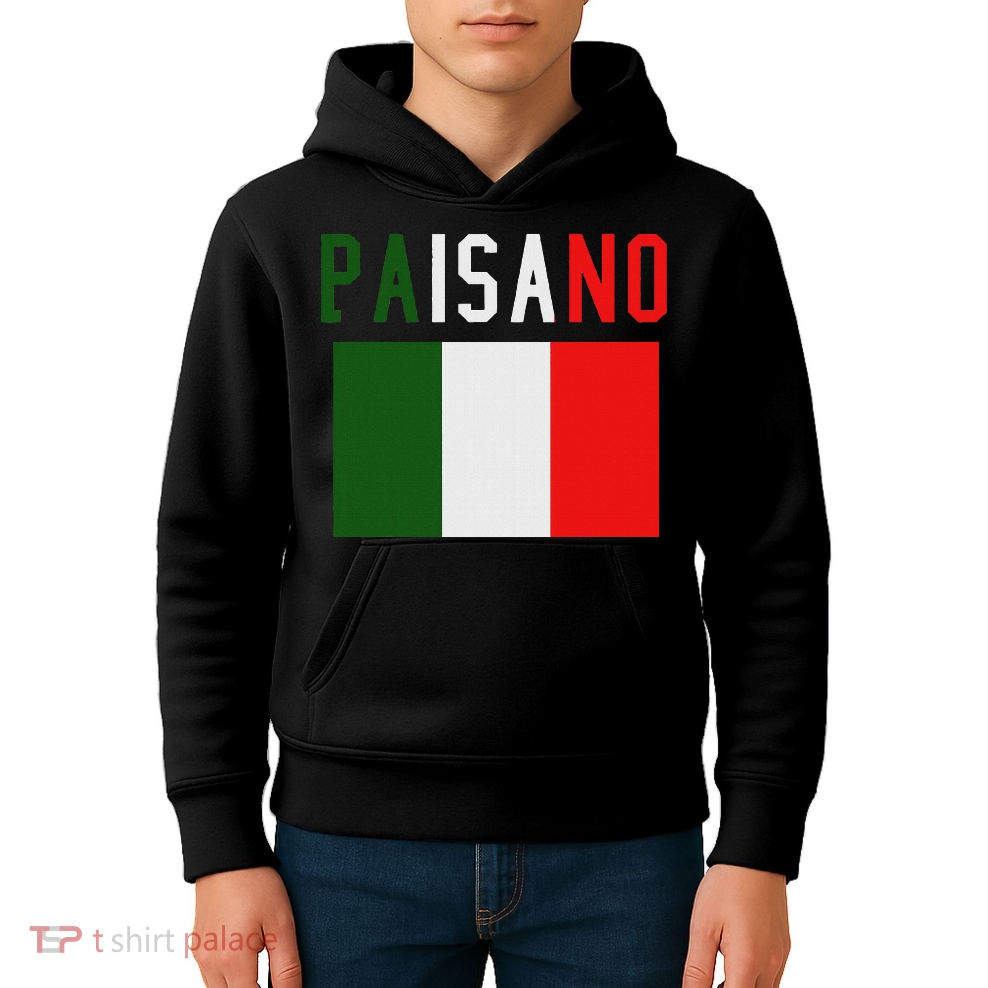 Paisano Italian Slang, Funny Italian Sayings Gift Kids Hoodie