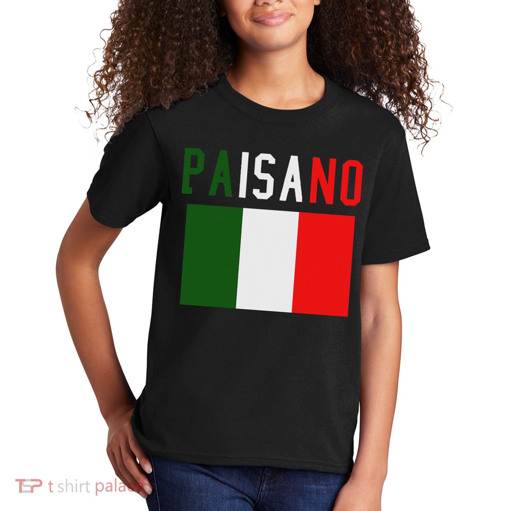 Paisano Italian Slang, Funny Italian Sayings Gift Kids T-Shirt