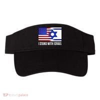 Pro Israel Supporter I Stand With Israel Patriotic USA Flag Visor thumb 0