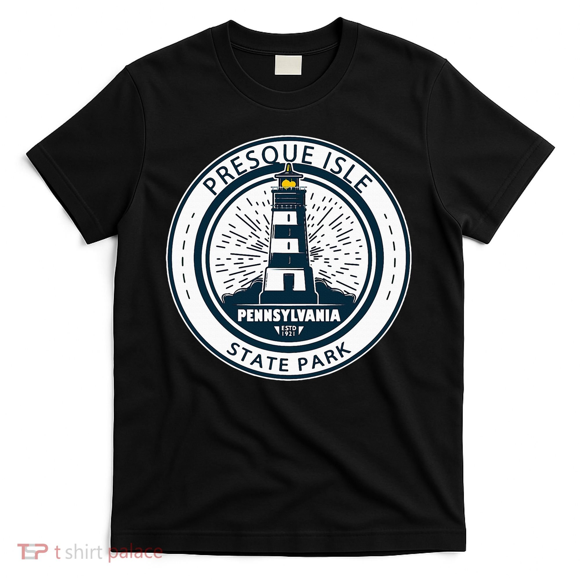 Presque Isle State Park Pennsylvania Badge Vintage T-Shirt