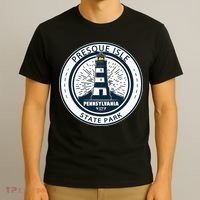 Presque Isle State Park Pennsylvania Badge Vintage T-Shirt thumb 3