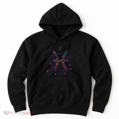 Pisces Floral Zodiac Hoodie