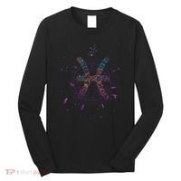 Pisces Floral Zodiac Long Sleeve Shirt thumb 0