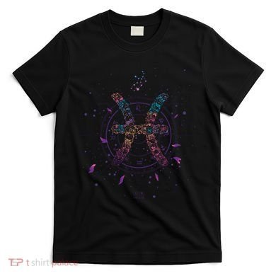 Pisces Floral Zodiac T-Shirt