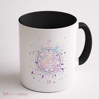 Pisces Floral Zodiac Coffee Mug thumb 1