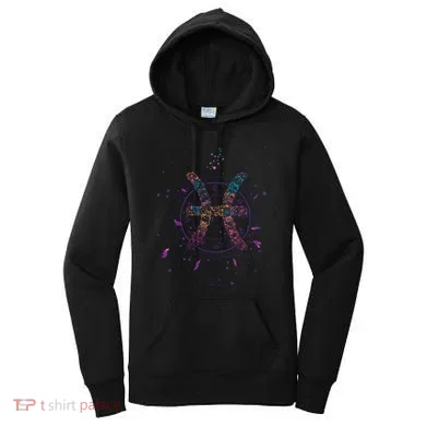 Pisces Floral Zodiac Women's Hoodie