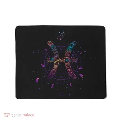 Pisces Floral Zodiac Mousepad