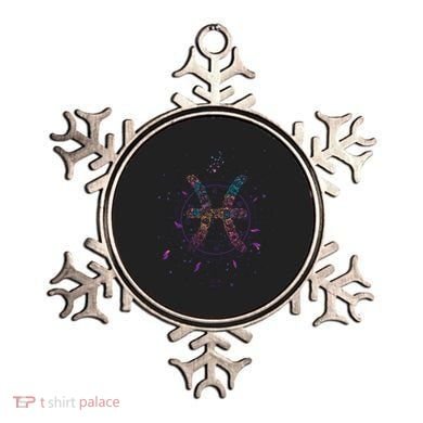 Pisces Floral Zodiac Ornament