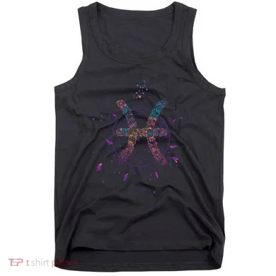 Pisces Floral Zodiac Tank Top