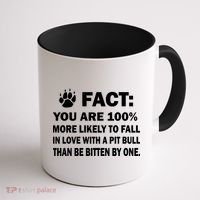 Pit Bull Funny Fact Coffee Mug thumb 1