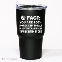 Pit Bull Funny Fact Tumbler thumb 0