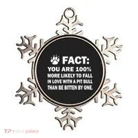 Pit Bull Funny Fact Ornament thumb 0