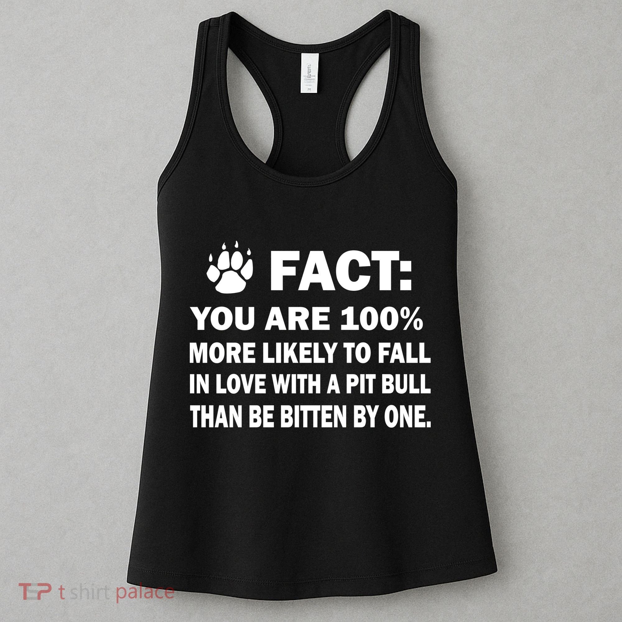 Pit Bull Funny Fact Women's Tank Top