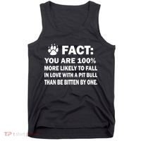 Pit Bull Funny Fact Tank Top thumb 0