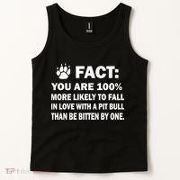Pit Bull Funny Fact Tank Top thumb 2