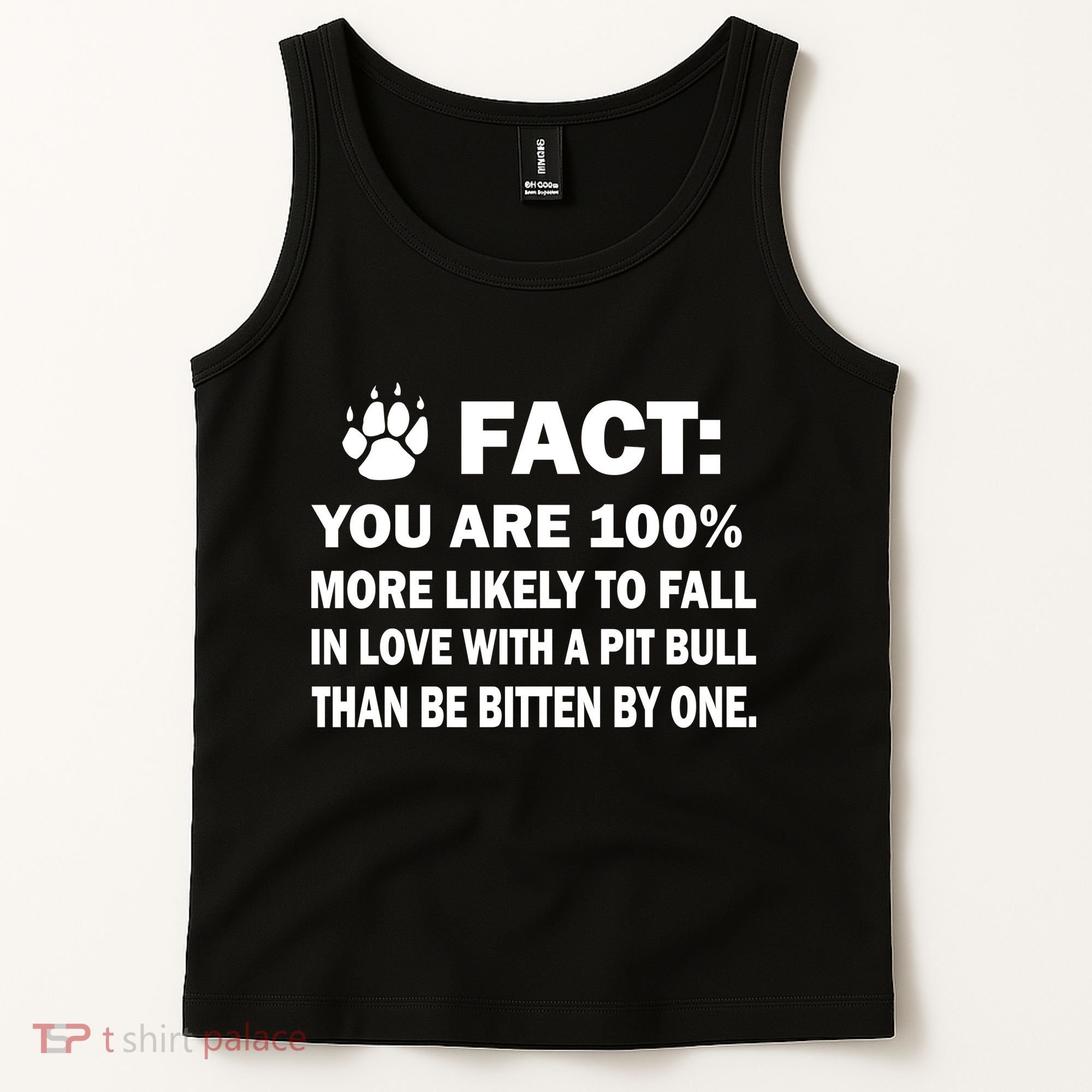 Pit Bull Funny Fact Tank Top