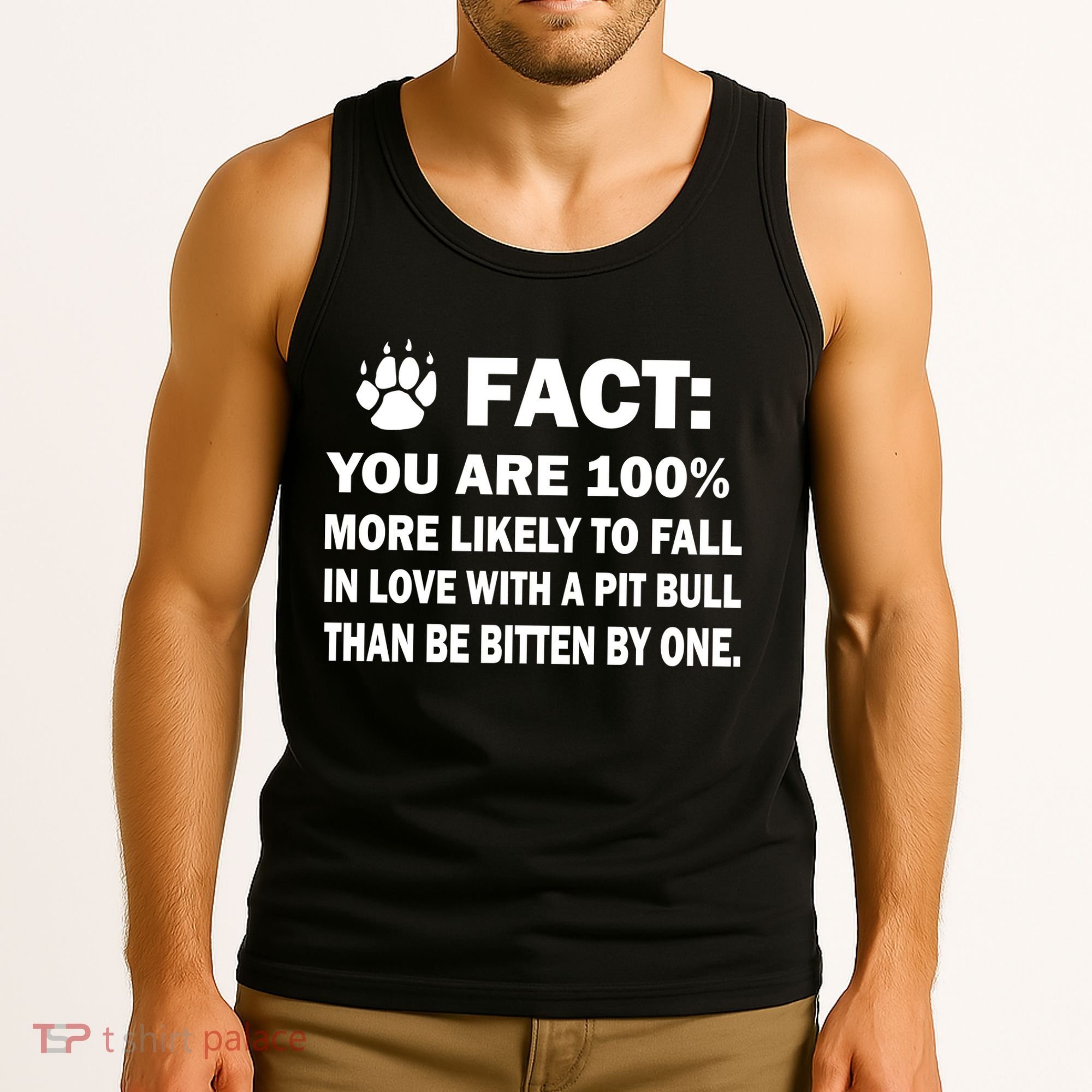 Pit Bull Funny Fact Tank Top