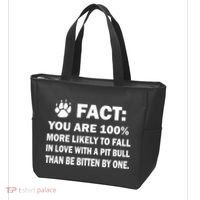 Pit Bull Funny Fact Tote Bag thumb 3