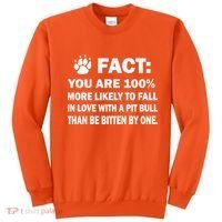 Pit Bull Funny Fact Sweatshirt thumb 0