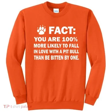 Pit Bull Funny Fact Sweatshirt