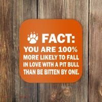 Pit Bull Funny Fact Coaster thumb 0