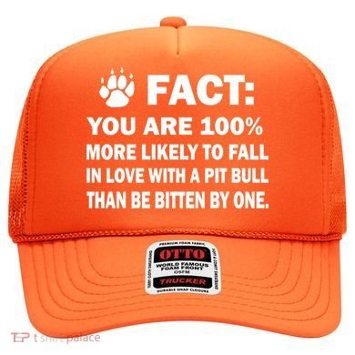 Pit Bull Funny Fact Hat