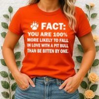 Pit Bull Funny Fact Women's T-Shirt thumb 2