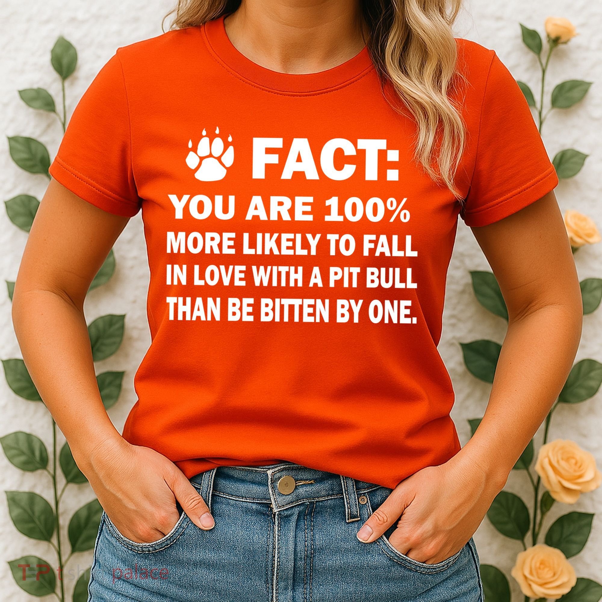 Pit Bull Funny Fact Women's T-Shirt