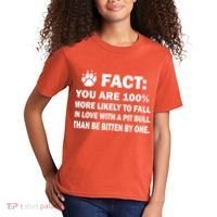 Pit Bull Funny Fact Kids T-Shirt thumb 2