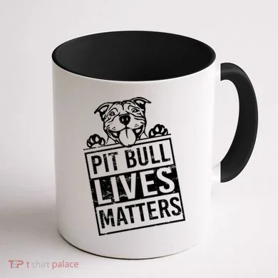 Pit Bull Lives Matters Coffee Mug back