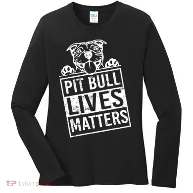 Pit Bull Lives Matters Women's Long Sleeve Shirt