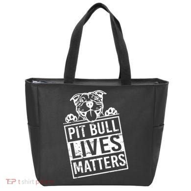 Pit Bull Lives Matters Tote Bag