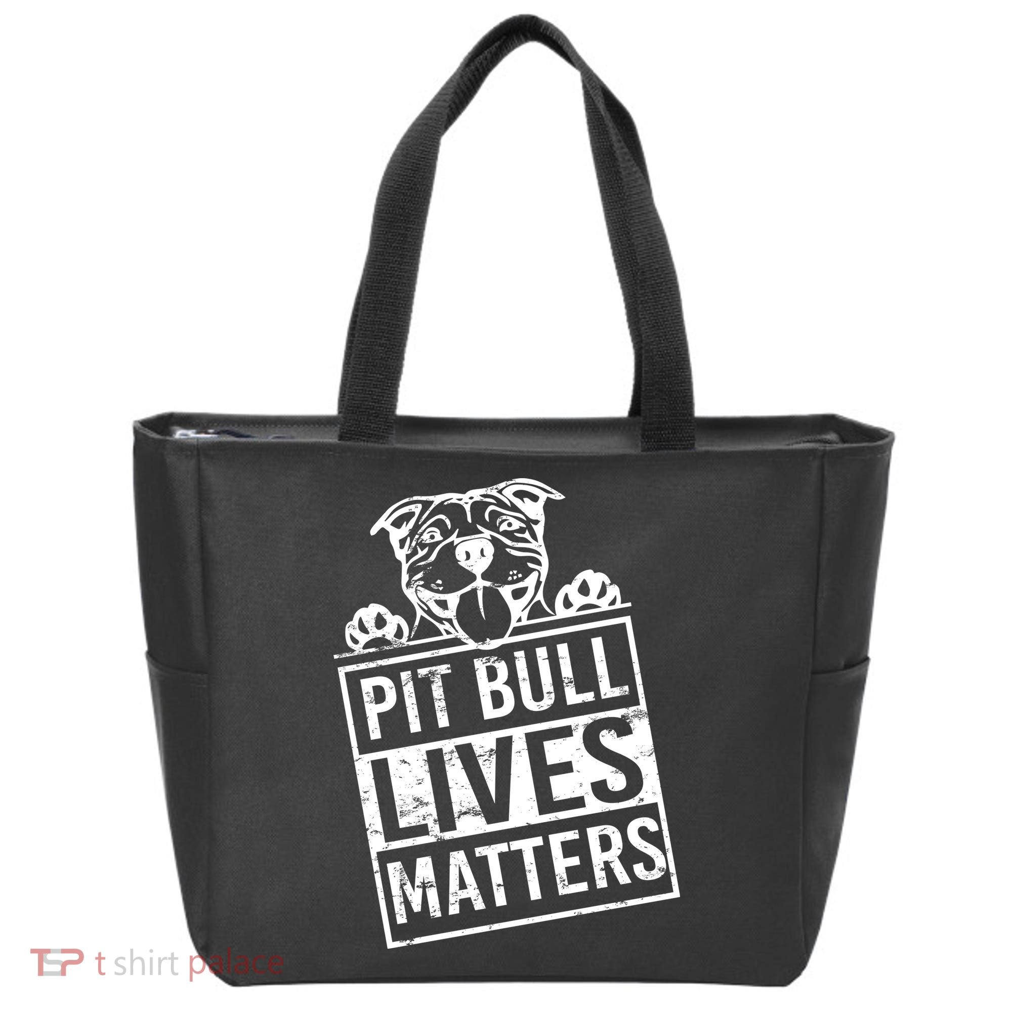 Pit Bull Lives Matters Tote Bag