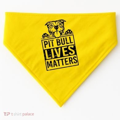 Pit Bull Lives Matters USA-Made Doggie Bandana