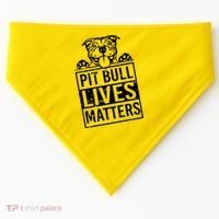 Pit Bull Lives Matters USA-Made Doggie Bandana thumb 0