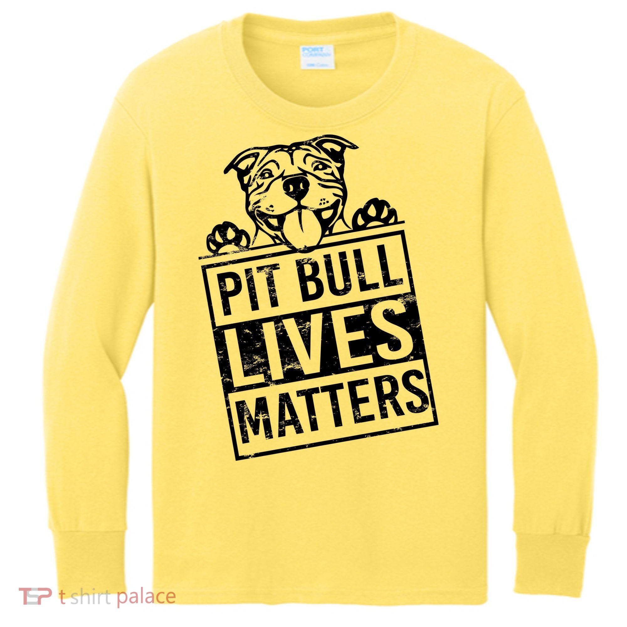 Pit Bull Lives Matters Kids Long Sleeve Shirt