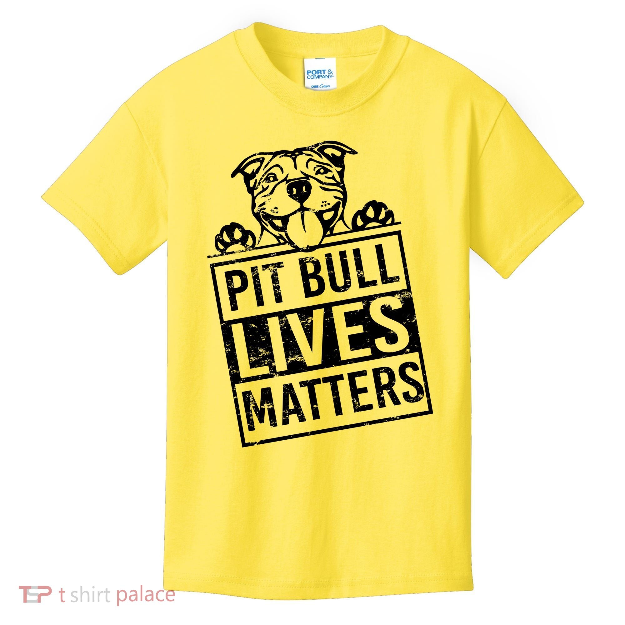 Pit Bull Lives Matters Kids T-Shirt
