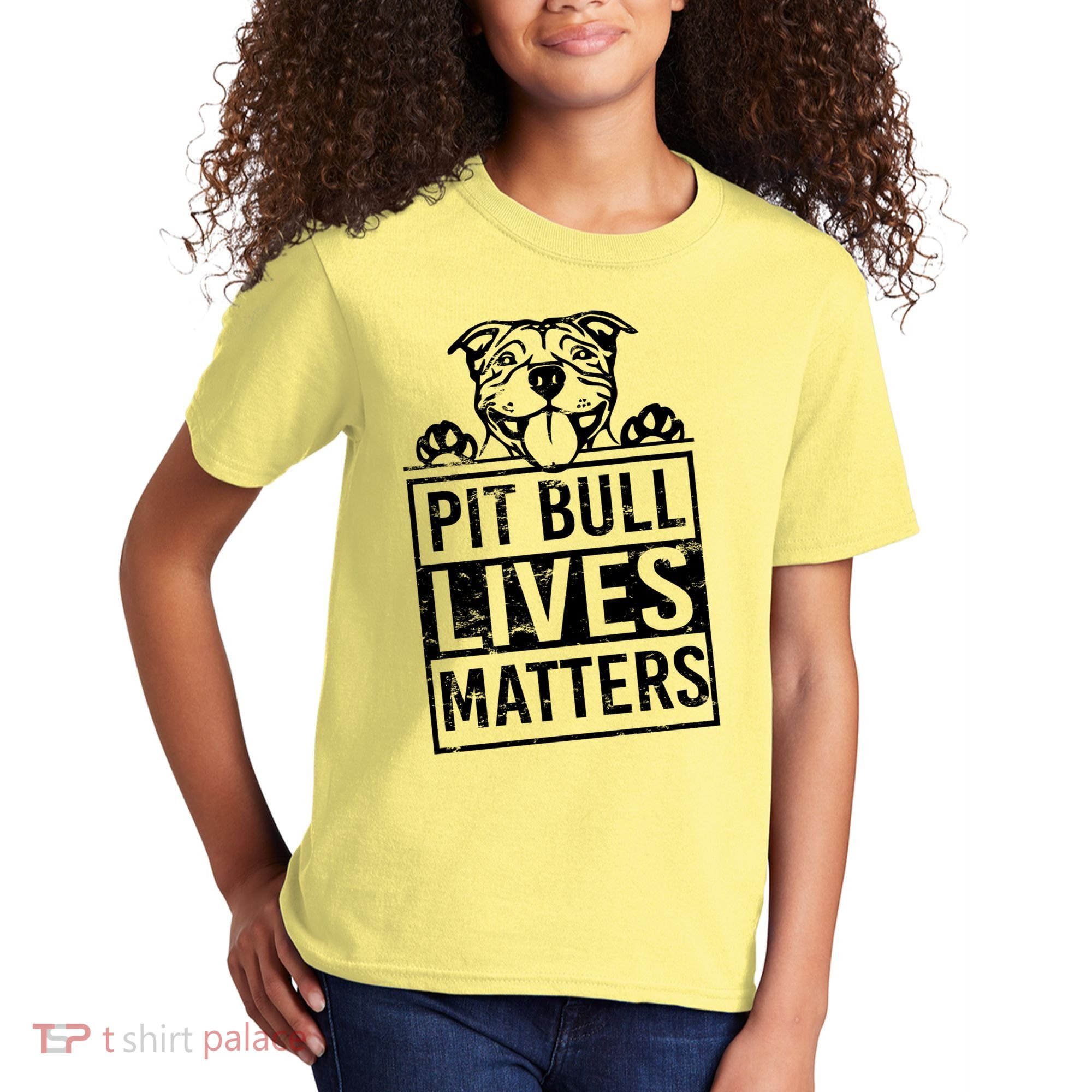 Pit Bull Lives Matters Kids T-Shirt